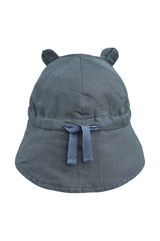 Liewood cappello in misto lino per bambini blu