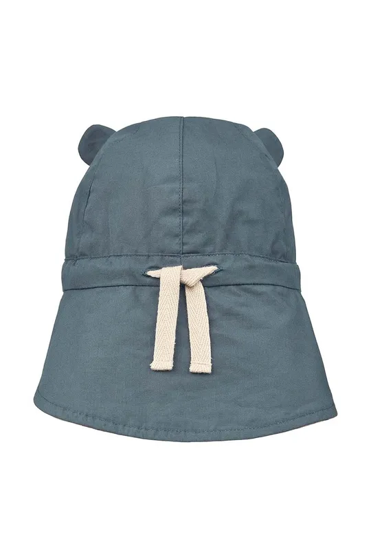 modrá Obojstranná bavlnená čiapka pre deti Liewood