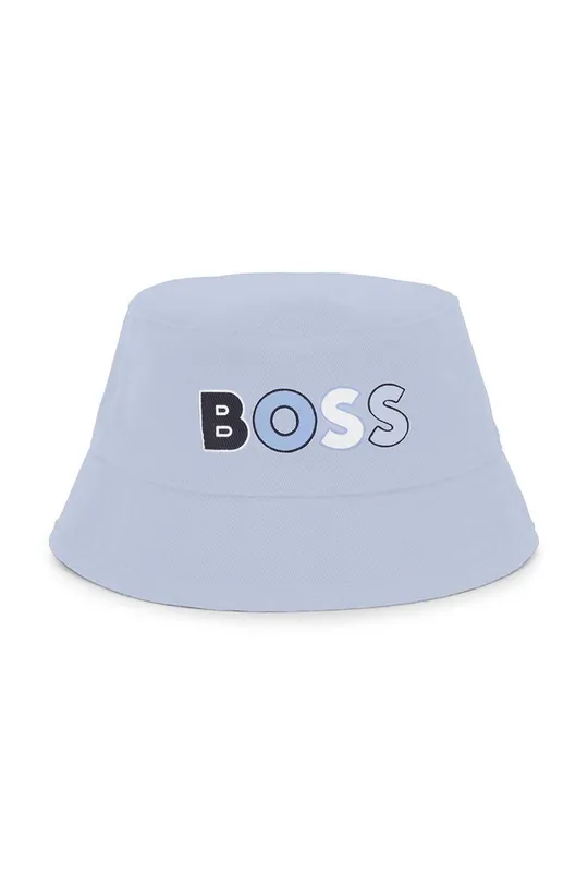 μπλε Παιδικό βαμβακερό καπέλο BOSS Παιδικά