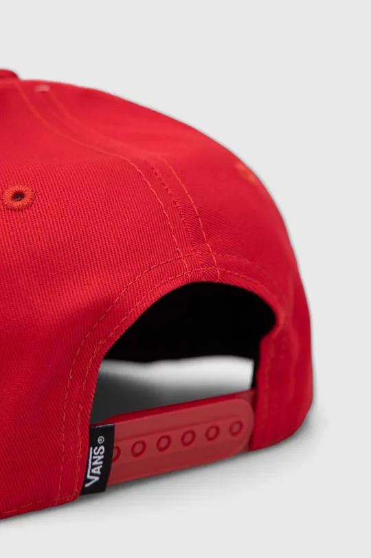 Παιδικό βαμβακερό καπέλο μπέιζμπολ Vans BY EASY BOX SNAPBACK True Red κόκκινο