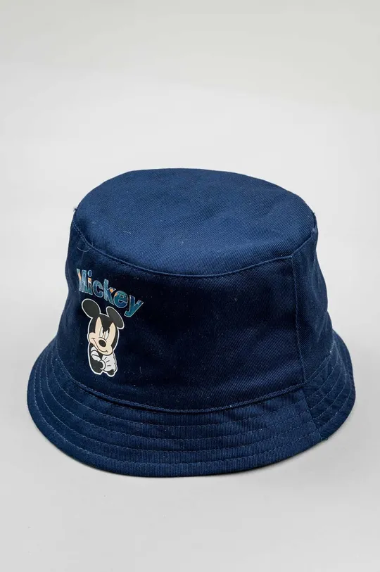 Pamučni dvostrani šešir za djecu zippy x Disney mornarsko plava