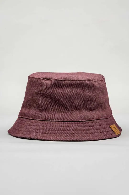 Detský bavlnený klobúk zippy burgundské