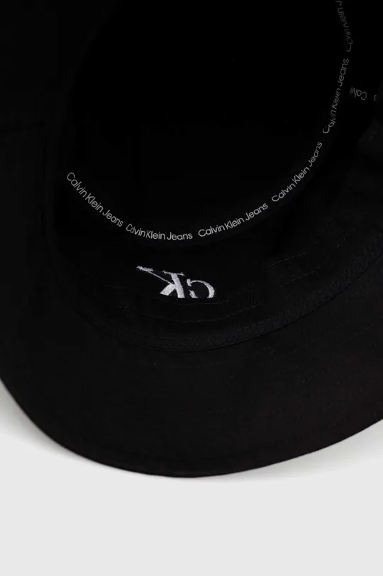 čierna Bavlnený klobúk Calvin Klein Jeans