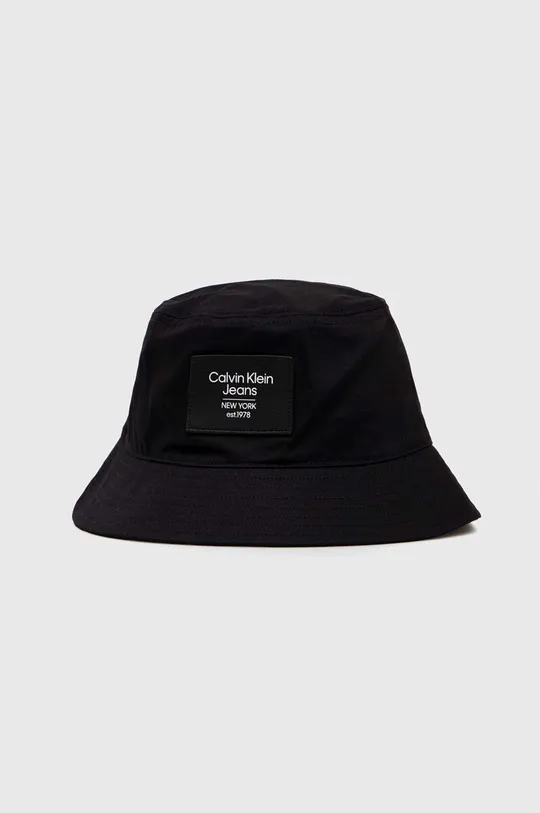 črna Bombažni klobuk Calvin Klein Jeans Moški