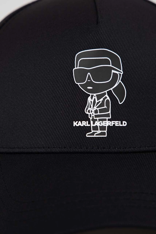 Karl Lagerfeld czapka z daszkiem czarny