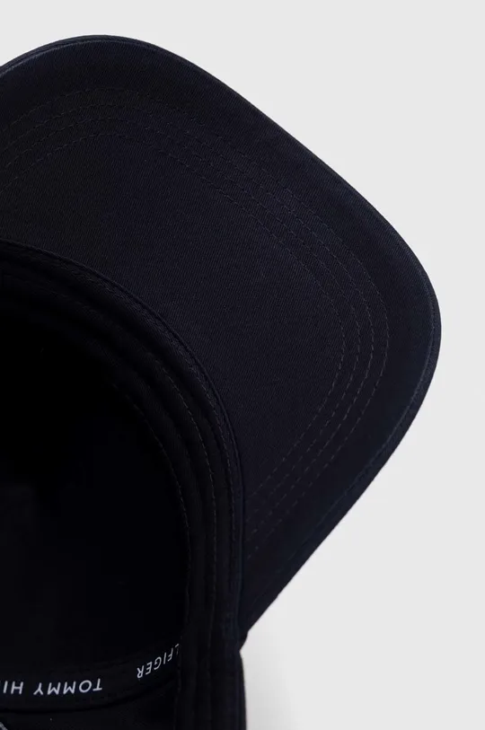 σκούρο μπλε Βαμβακερό καπέλο του μπέιζμπολ Tommy Hilfiger