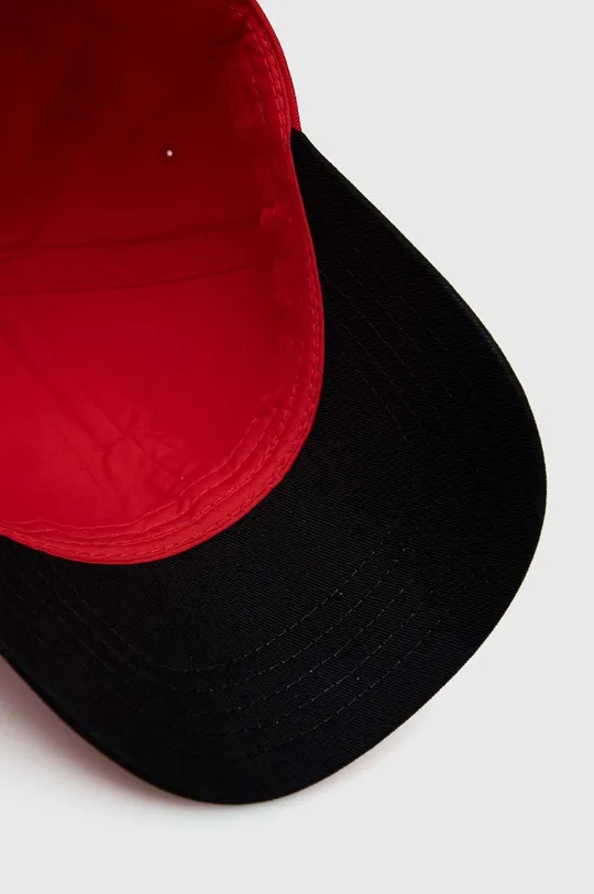 κόκκινο Βαμβακερό καπέλο του μπέιζμπολ BOSS BOSS GREEN