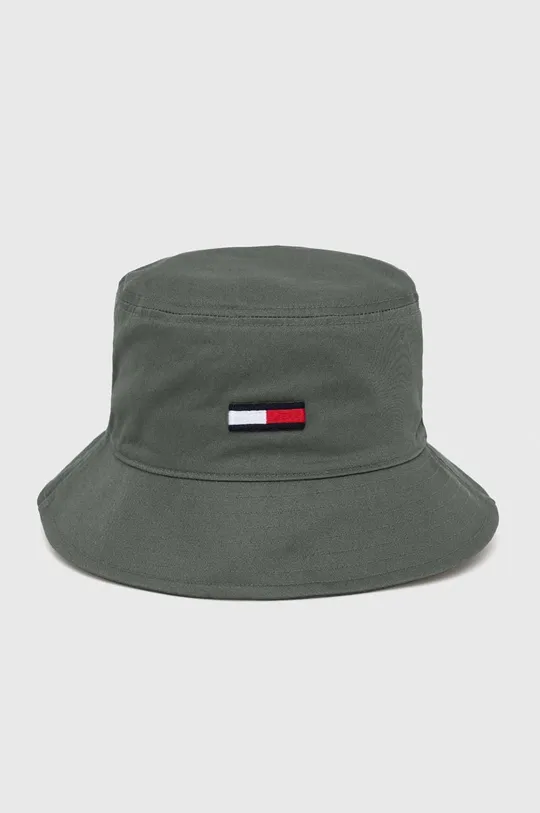 zelená Bavlnený klobúk Tommy Jeans Pánsky