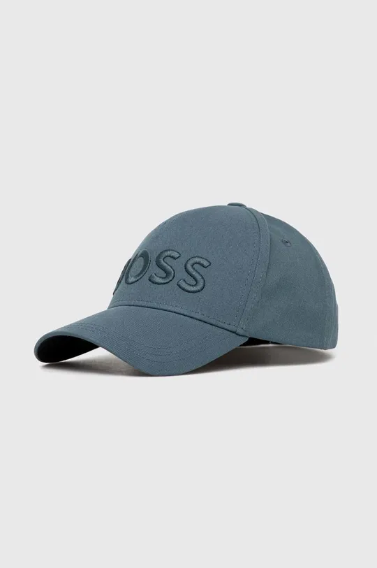 τιρκουάζ Βαμβακερό καπέλο του μπέιζμπολ BOSS Ανδρικά