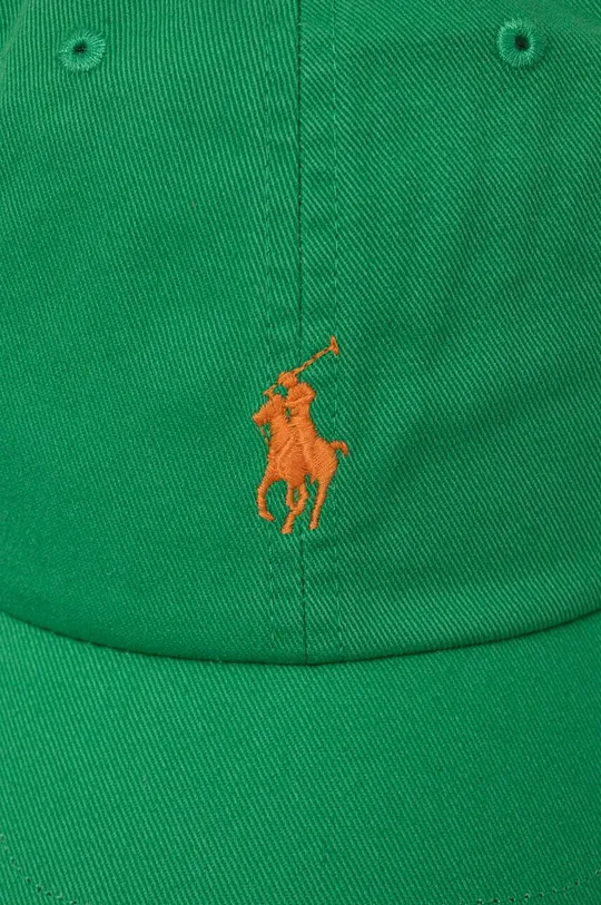 Бавовняна бейсболка Polo Ralph Lauren зелений
