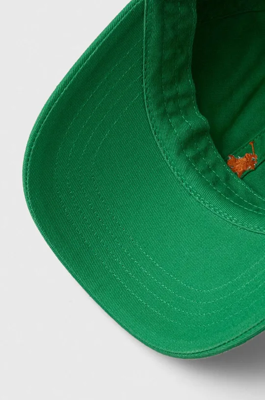πράσινο Βαμβακερό καπέλο του μπέιζμπολ Polo Ralph Lauren