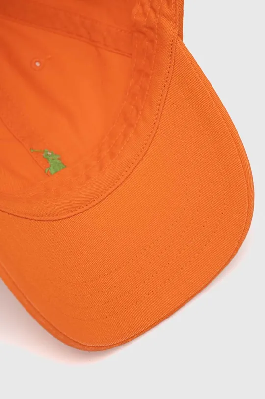 arancione Polo Ralph Lauren berretto da baseball in cotone