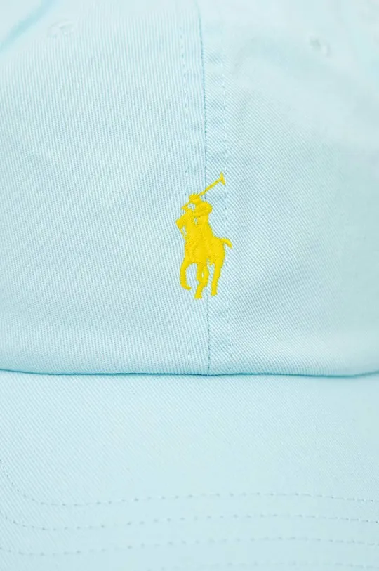 Хлопковая кепка Polo Ralph Lauren бирюзовый