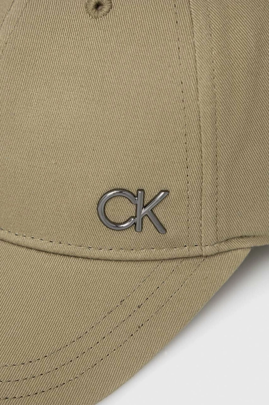 Calvin Klein czapka z daszkiem bawełniana 100 % Bawełna