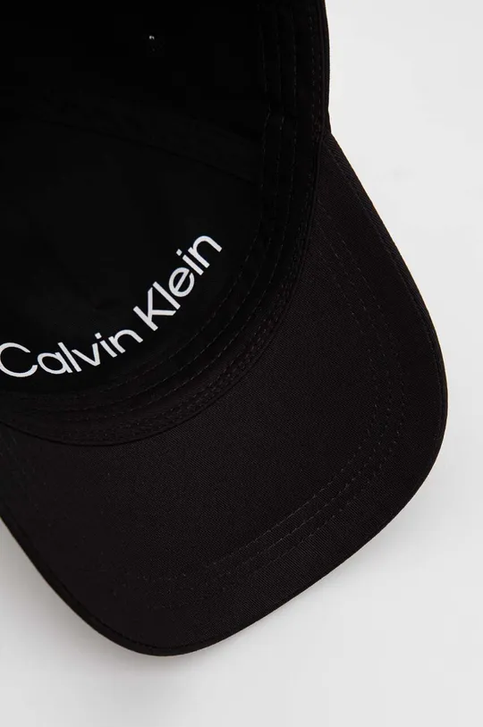 čierna Bavlnená šiltovka Calvin Klein