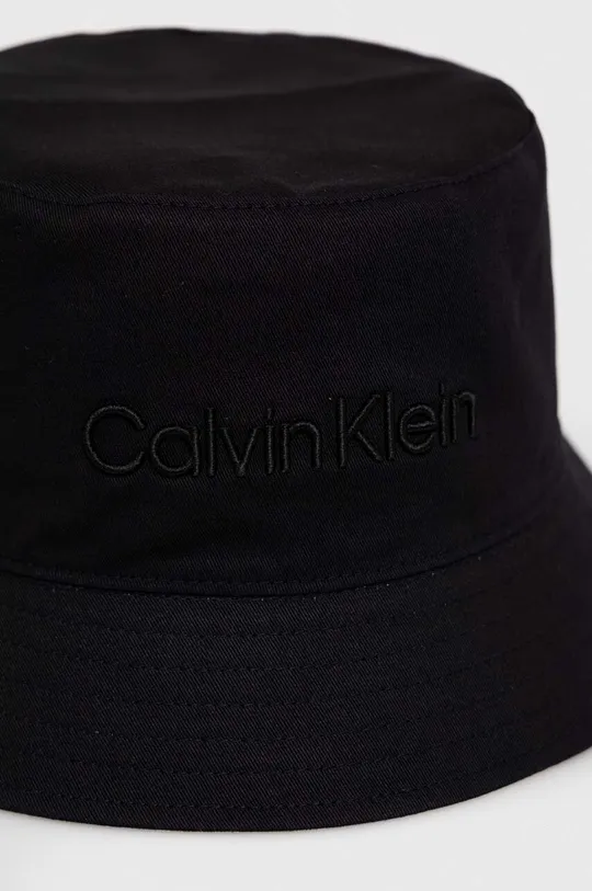 Obojstranný bavlnený klobúk Calvin Klein  100 % Bavlna
