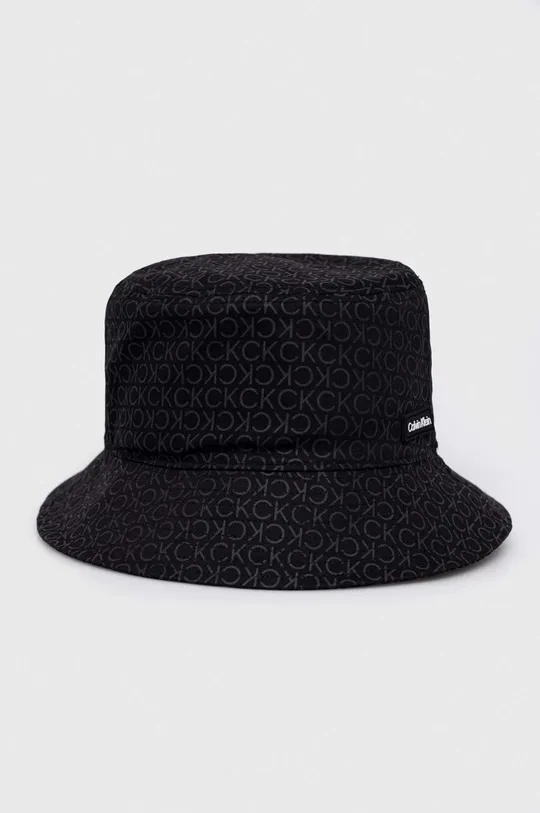 čierna Bavlnený klobúk Calvin Klein Pánsky