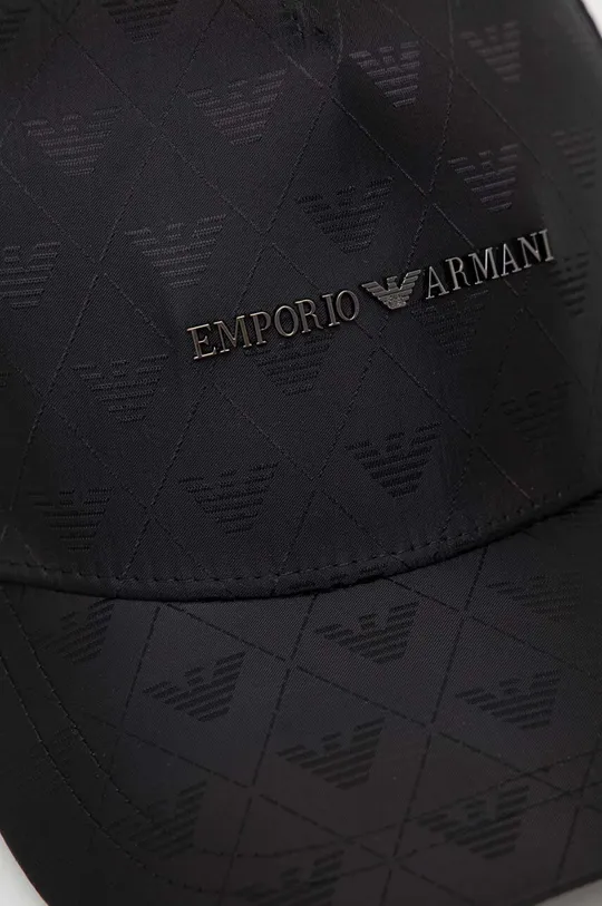 Emporio Armani czapka z daszkiem czarny