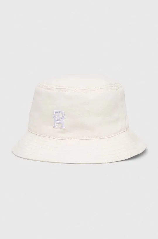 biały Tommy Hilfiger kapelusz bawełniany Męski
