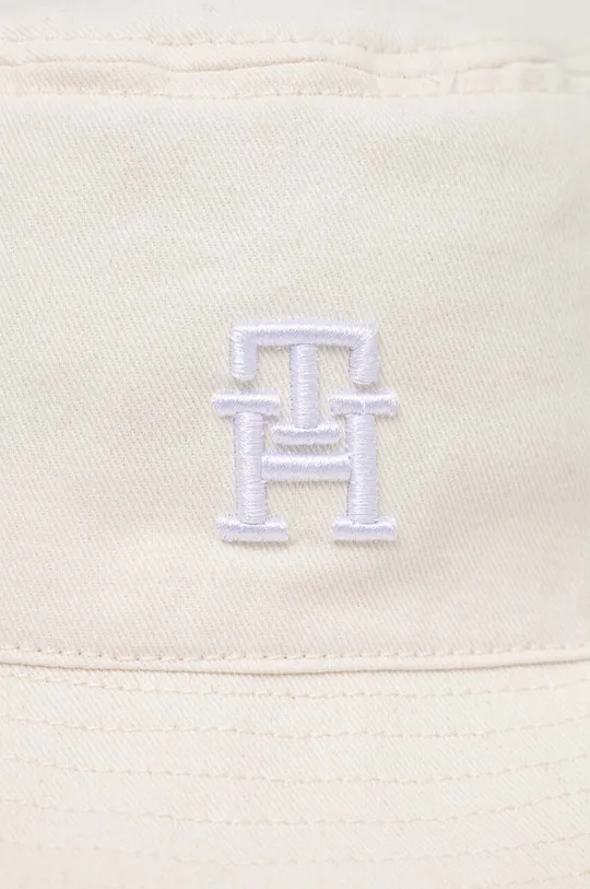 Pamučni šešir Tommy Hilfiger bijela