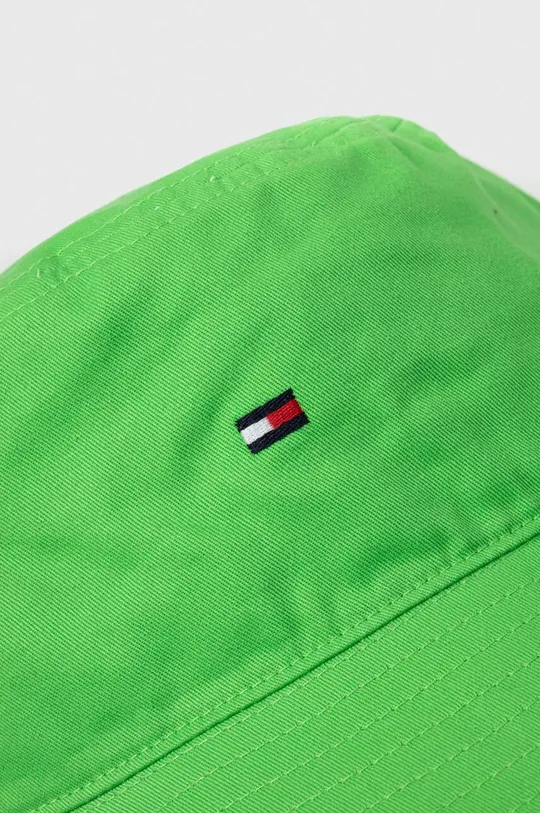 Βαμβακερό καπέλο Tommy Hilfiger πράσινο
