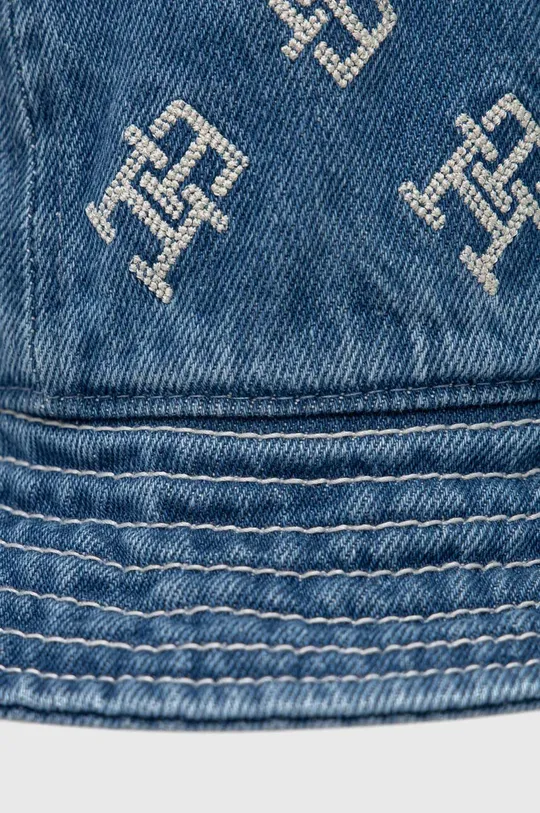 niebieski Tommy Hilfiger kapelusz jeansowy