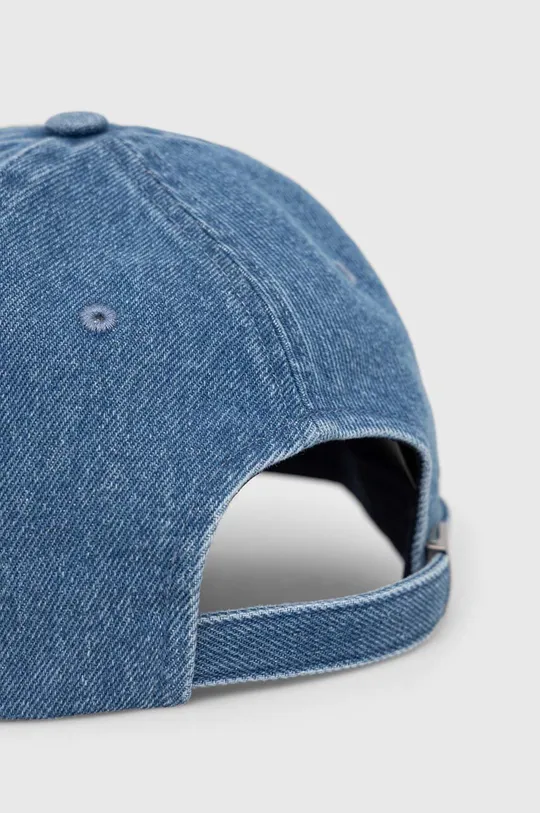 Tommy Hilfiger czapka z daszkiem jeansowa niebieski
