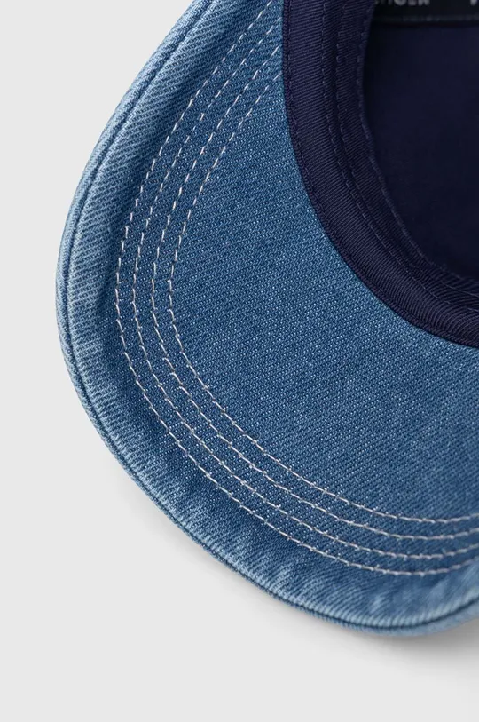 μπλε Τζιν καπέλο μπέιζμπολ Tommy Hilfiger