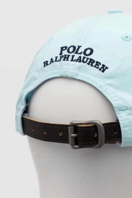 Polo Ralph Lauren czapka z daszkiem turkusowy