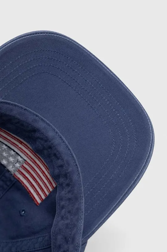 modra Bombažna bejzbolska kapa Polo Ralph Lauren