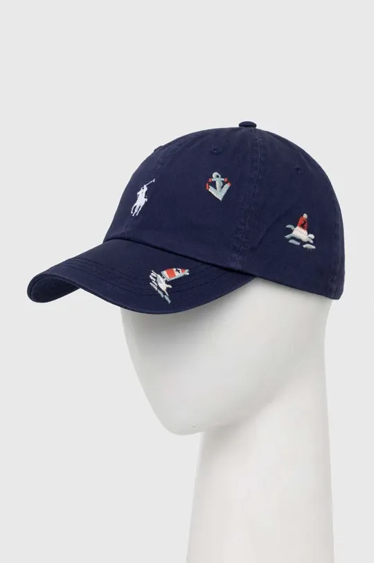 sötétkék Polo Ralph Lauren pamut baseball sapka Férfi