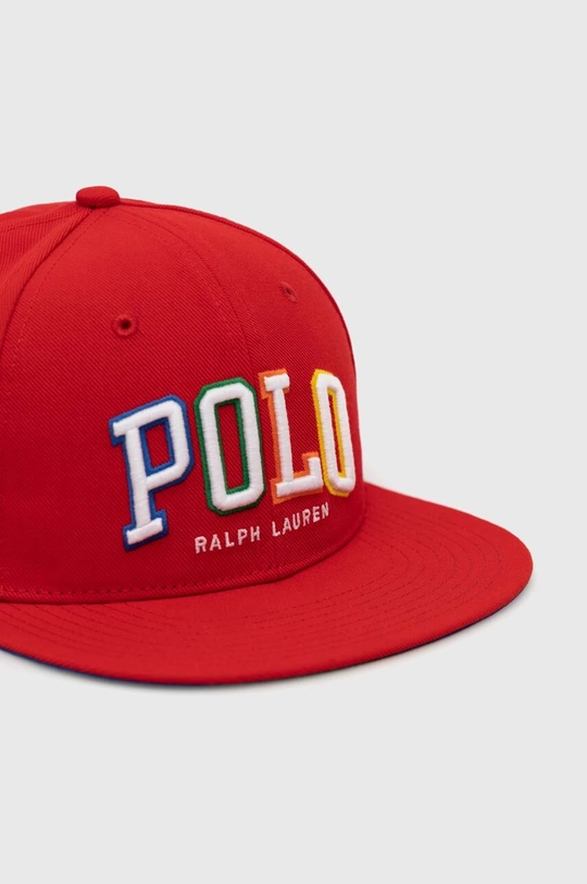 Kapa s šiltom Polo Ralph Lauren rdeča