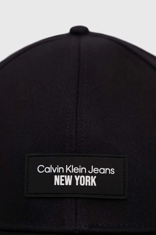 Calvin Klein Jeans pamut baseball sapka fekete