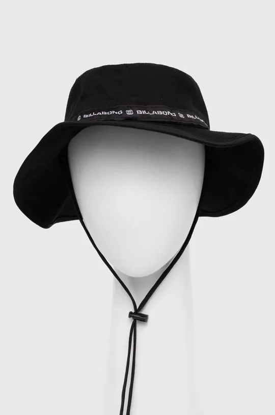 Bavlnený klobúk Billabong čierna
