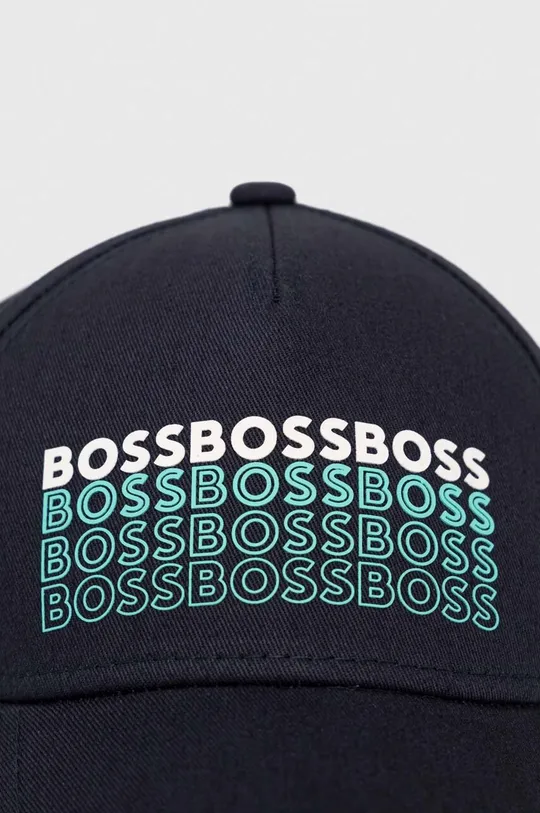 Хлопковая кепка BOSS BOSS GREEN тёмно-синий