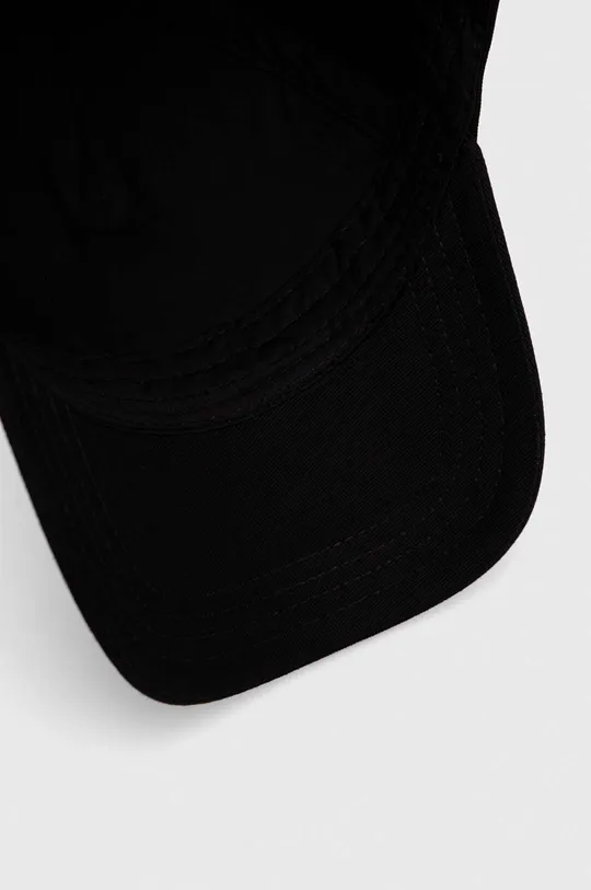 μαύρο Βαμβακερό καπέλο του μπέιζμπολ BOSS BOSS GREEN