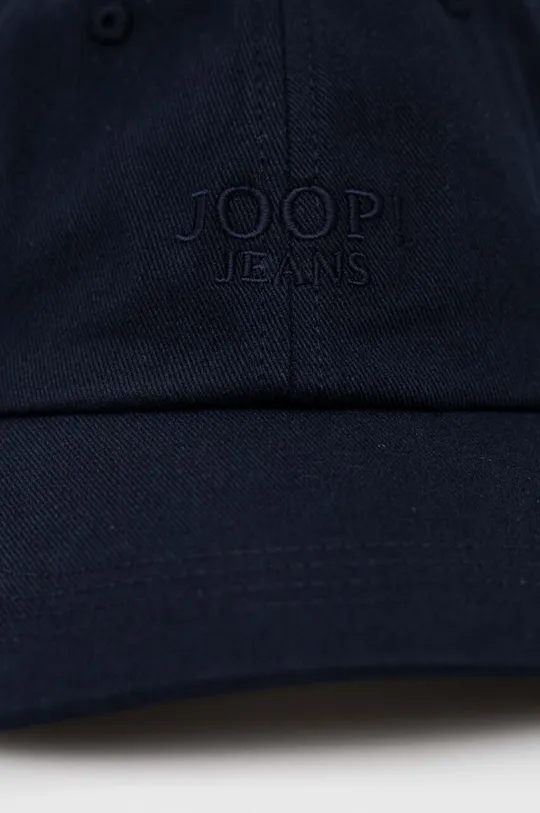 Βαμβακερό καπέλο του μπέιζμπολ Joop! σκούρο μπλε