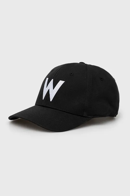 μαύρο Βαμβακερό καπέλο του μπέιζμπολ Wrangler Ανδρικά