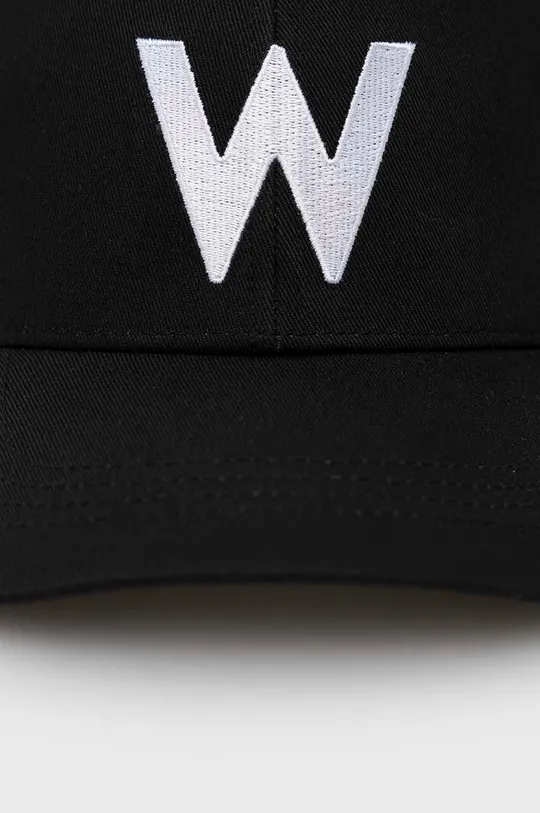 Βαμβακερό καπέλο του μπέιζμπολ Wrangler μαύρο