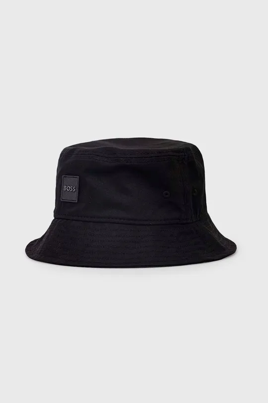 чёрный Шляпа из хлопка BOSS Мужской