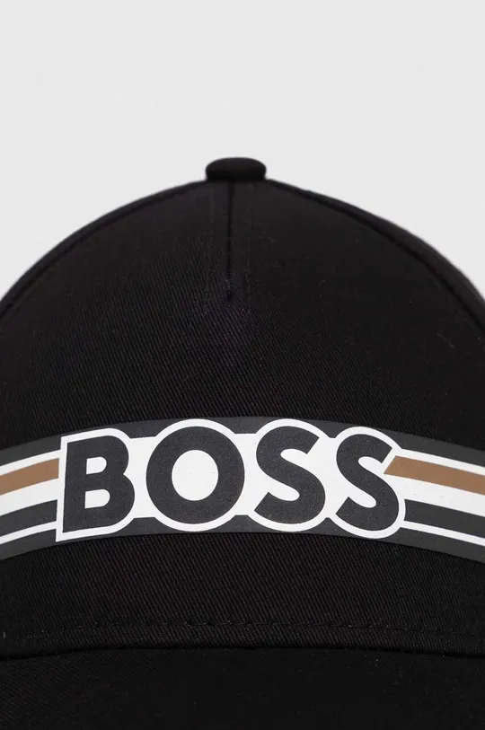 Хлопковая кепка BOSS чёрный