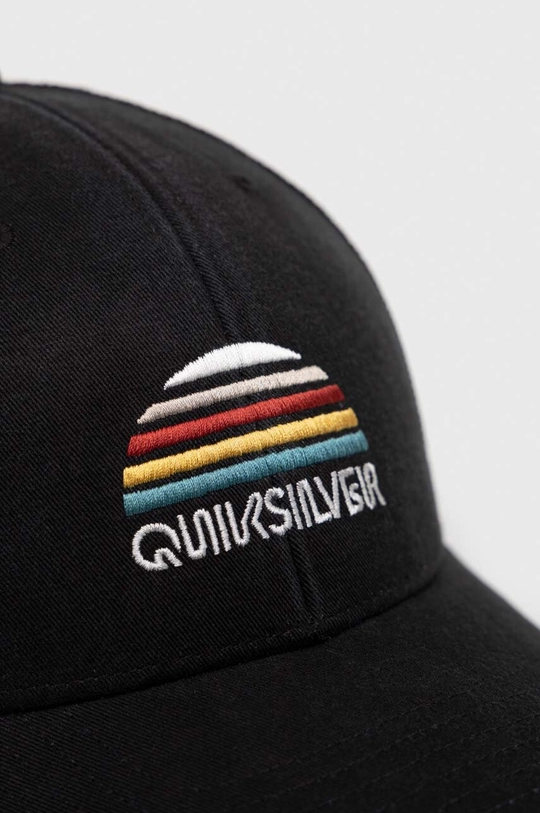 Quiksilver czapka z daszkiem czarny