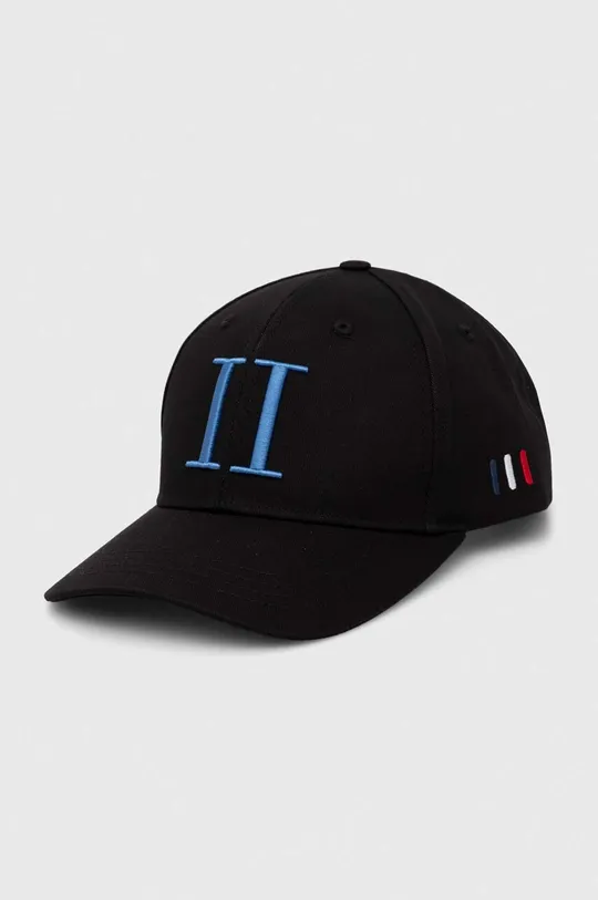 μαύρο Βαμβακερό καπέλο του μπέιζμπολ Les Deux Ανδρικά