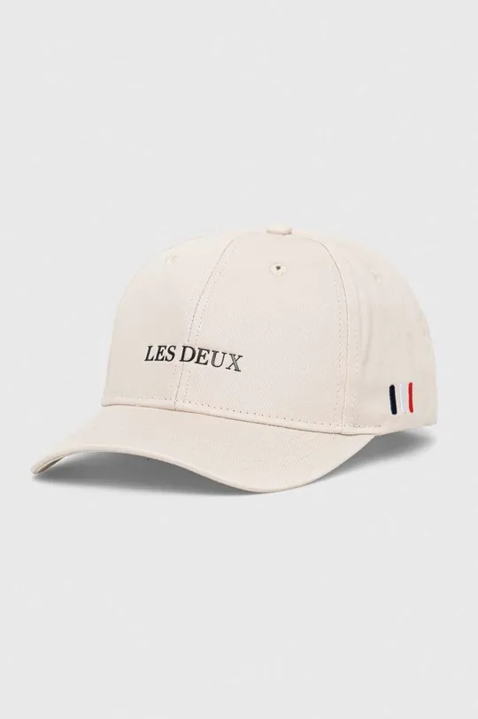 beżowy Les Deux czapka z daszkiem bawełniana Męski