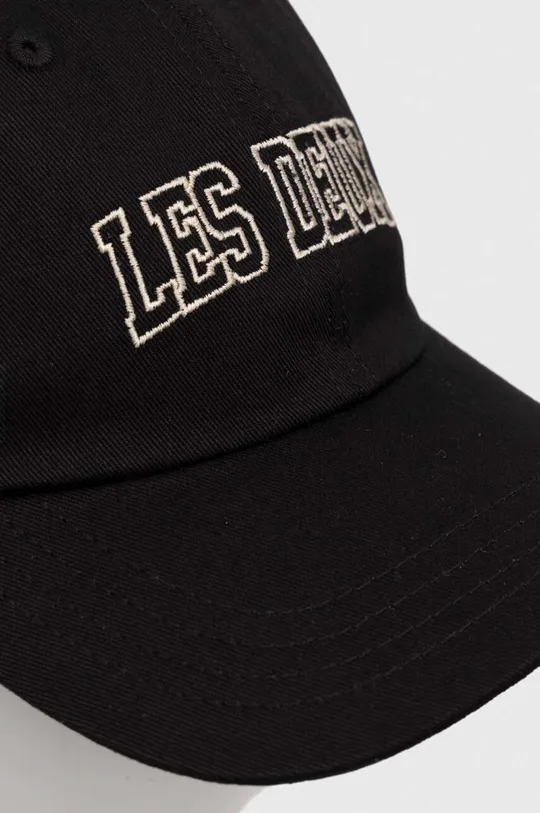 Pamučna kapa sa šiltom Les Deux crna