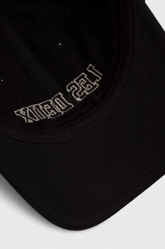 μαύρο Βαμβακερό καπέλο του μπέιζμπολ Les Deux