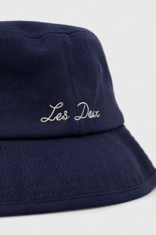 Бавовняний капелюх Les Deux темно-синій