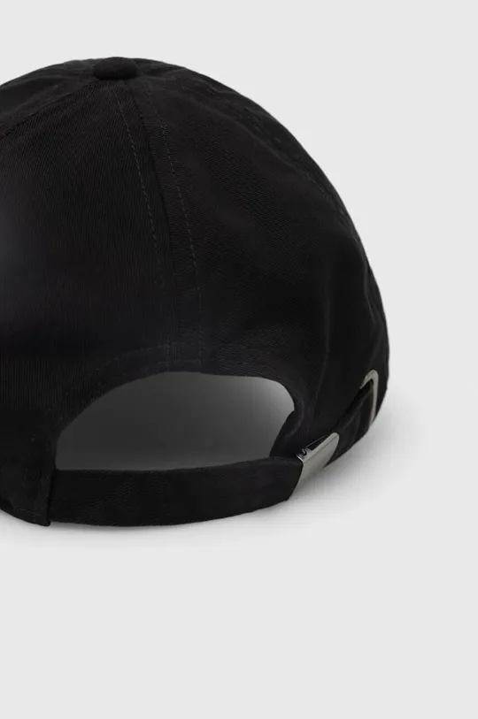 Βαμβακερό καπέλο του μπέιζμπολ GAP μαύρο