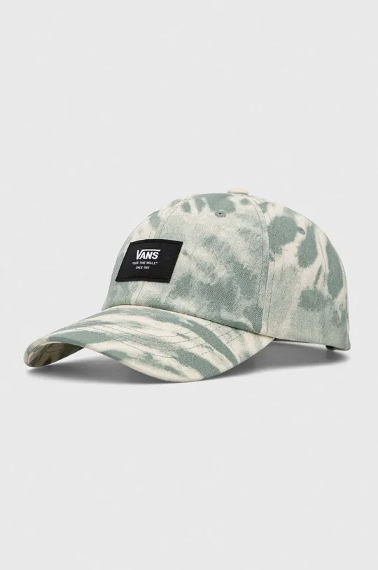 πράσινο Βαμβακερό καπέλο του μπέιζμπολ Vans Ανδρικά