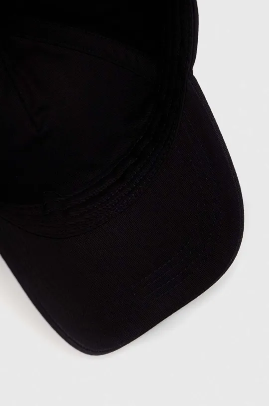 czarny Rossignol czapka z daszkiem bawełniana
